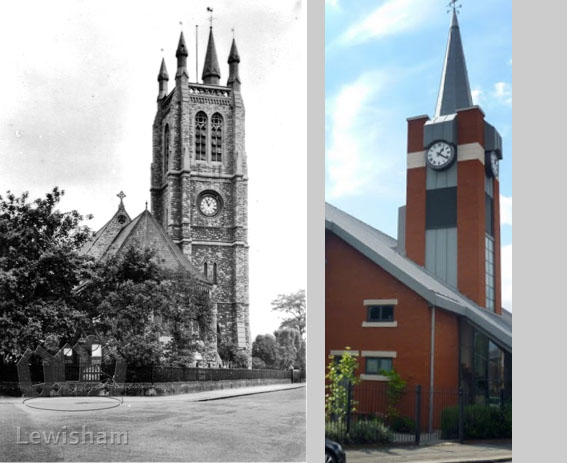 St Georges Church - Old and New