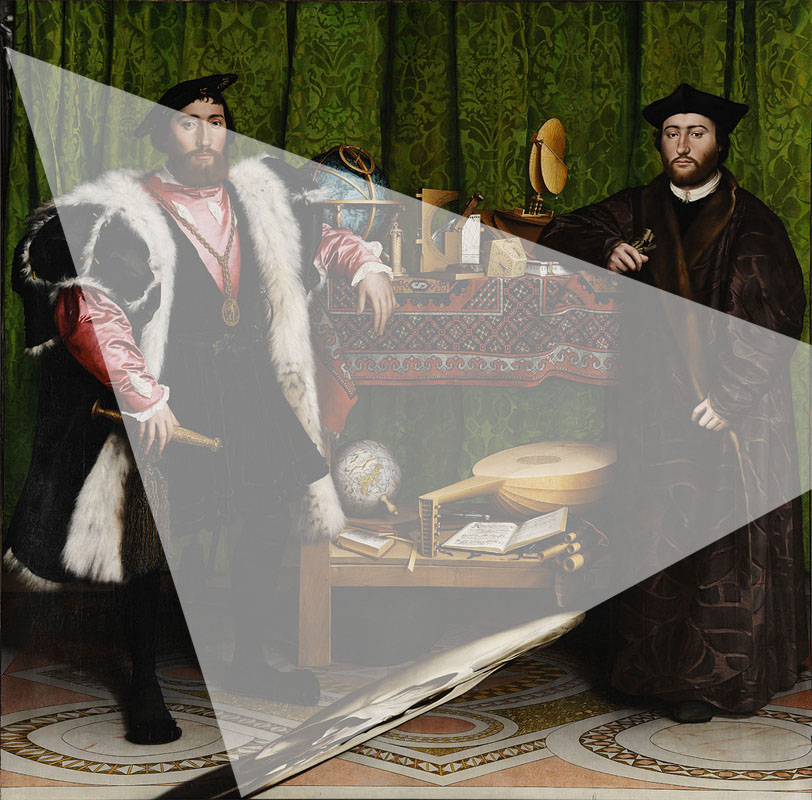 The Ambassadors Holbein Triangle theory 2