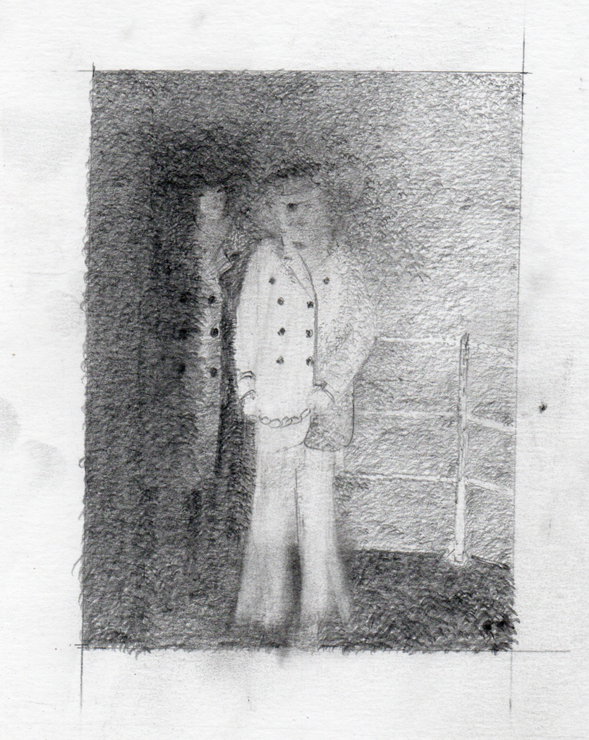 Ghost drawing in pencil 4