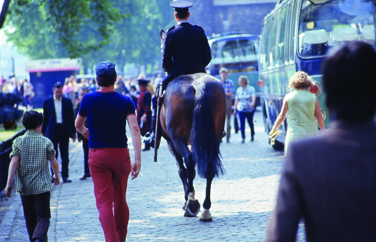 Police Horse and coaches 1970